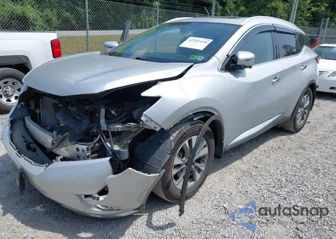 2017 Nissan Murano Sl z USA, uszkodzony, nr VIN 5N1AZ2MHXHN139634